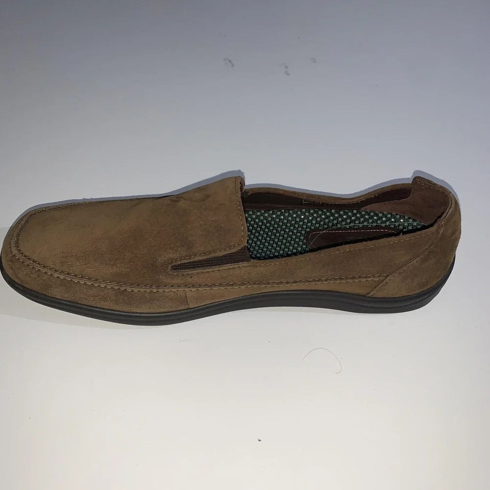 SAS Loafers  Mens 12.5 M Weekender Brown Suede Slip On Comfort Made In USA